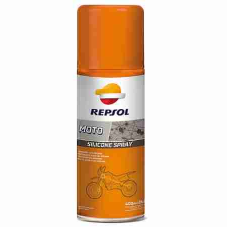 фото 1 Моторна олива і хімія Очищувальний спрей Repsol Moto Silicone Spray 400ml