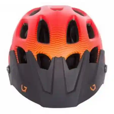 фото 2  Велошлем Green Cycle Slash Red-Orange-Black Matt 58-61см