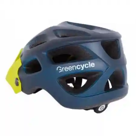 фото 3  Велошлем Green Cycle Slash Blue-Light Blue-Yellow Matt 58-61см