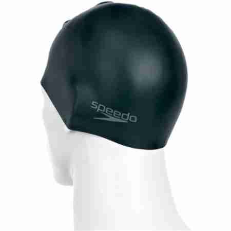 фото 3  Шапочка для плавання Speedo Plain Moulded Silicone Cap Black