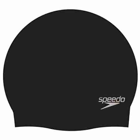 фото 1  Шапочка для плавания Speedo Plain Moulded Silicone Cap Black (2017)