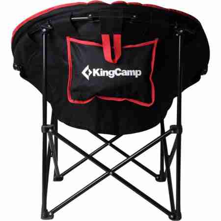 фото 3  Раскладное кресло KingCamp Moon Leisure Chair Black-Red