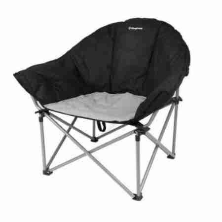 фото 1  Розкладне крісло KingCamp Heavy Duty Steel Folding Chair Black-Grey