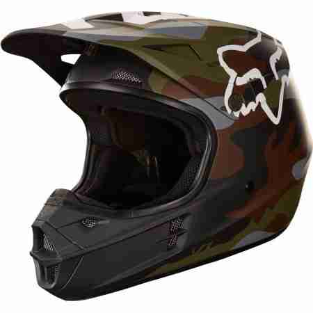 фото 1 Мотошоломи Мотошолом Fox V1 Camo Helmet Ece Camo Green XL