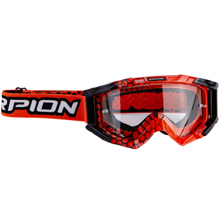 фото 1 Кросові маски і окуляри Мотоокуляри Scorpion E16 Neon Red-Black