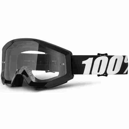 фото 1 Кросові маски і окуляри Мотоокуляри 100% Strata Moto Goggle Outlaw - Clear Lens