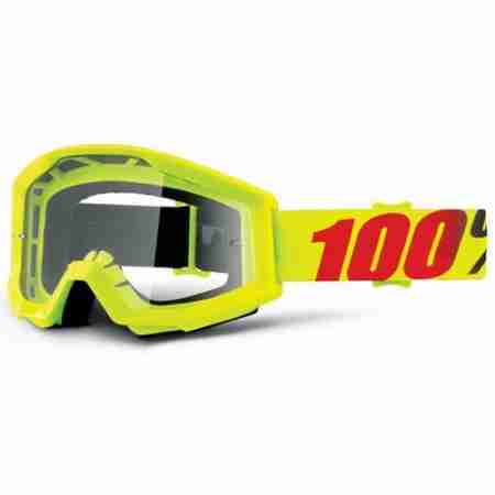 фото 1 Кроссовые маски и очки Мотоочки 100% Strata Moto Goggle Mercury - Clear Lens