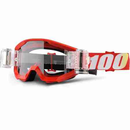 фото 1 Кроссовые маски и очки Мотоочки 100% Strata Mud Goggle Furnace - Clear Lens