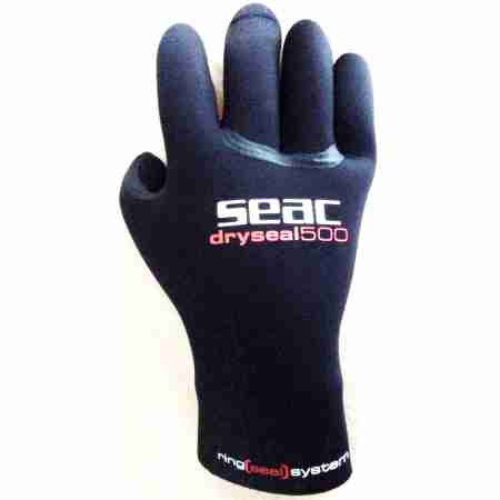 фото 1  Перчатки для дайвинга Seac Sub Dry Seal 500 Black XL
