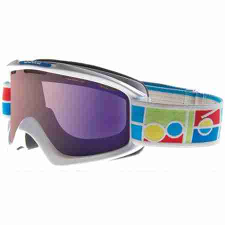 фото 1 Горнолыжные и сноубордические маски Маска лыжная Bolle Nova White Logo Blocks Aurora