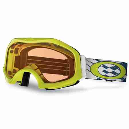 фото 1 Горнолыжные и сноубордические маски Маска лыжная Oakley Catapult X Weave Lightning Green/Persimmon