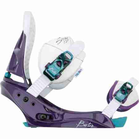 фото 1 Кріплення для сноубордів Кріплення для сноуборду Burton Scribe EST 13 White Violet S