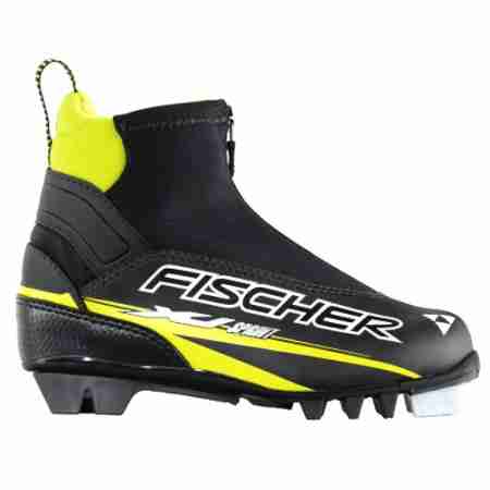 фото 1 Ботинки для беговых лыж Ботинки для беговых лыж Fischer XJ Sprint Black-Yellow 25