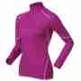 фото 1 Термобілизна Термофутболка Odlo Shirt L/S Turtle Neck Zip X-Warm Violet Pink-Snow White L