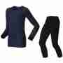 фото 1 Термобелье Термокомплект детский Odlo Set Shirt L/S Pants Long Warm Kids Black-Blue 116 (2014)