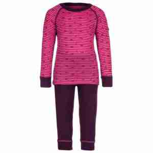 Термокомплект детский Odlo Set Shirt L/S Pants Long Warm Kids Plum Purple 104 (2014)