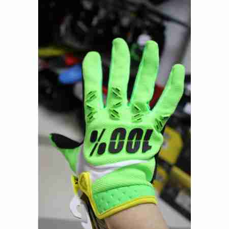 фото 2 Мотоперчатки Мотоперчатки 100% Airmatic Lime Green S
