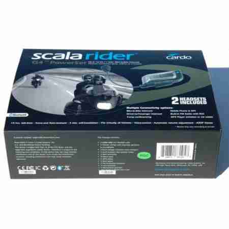 фото 2 Мотогарнитуры и переговорные устройства Набор Переговорное Bluetooth устройство Cardo Scala Rider G4 Powerset