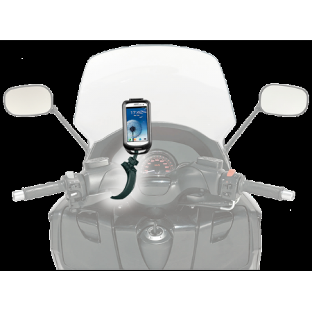 фото 7 Держатель телефона, планшета на мотоцикл Футляр Interphone для GalaxyS3 с креплением для нетрубчатых рулей