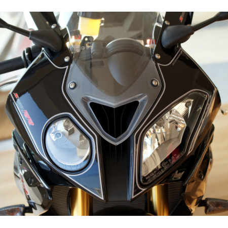 фото 2 Наклейки на мотоцикл-скутер Набір наклейок на передній пластик Print BMW S1000RR 2010/2014 Black