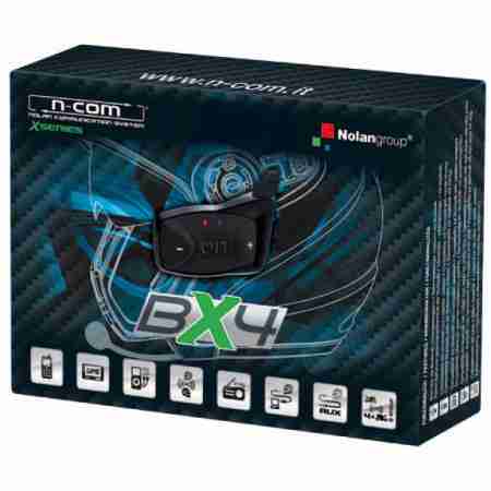 фото 1 Мотогарнітури і переговорні пристрої Переговорний пристрій X-Lite N-COM BX4 PLUS Black