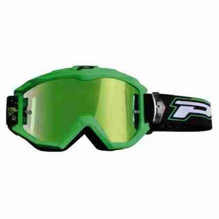 фото 2 Кросові маски і окуляри Мотоокуляри ProGrip Race Line Green Fluo