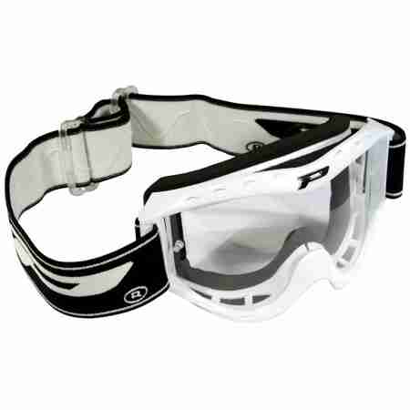 фото 1 Кроссовые маски и очки Мотоочки детские Progrip PG3101 White