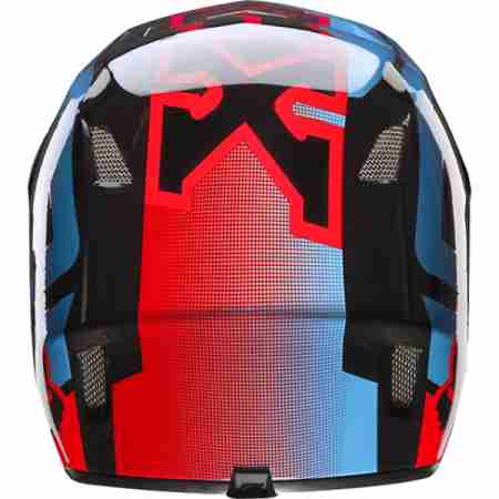 фото 3  Велошлем Fox Rampage Comp Imperial Black-Blue-Red L