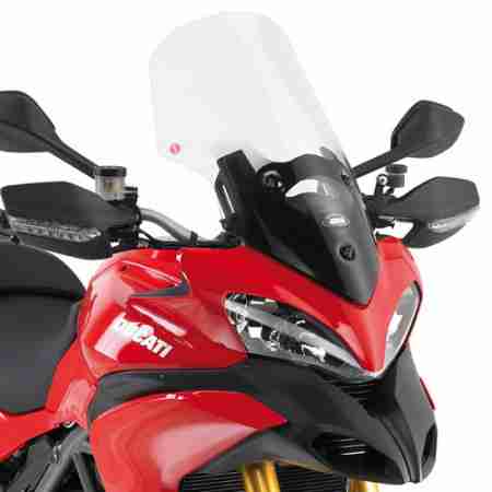 фото 1 Ветровые стекла для мотоциклов (cпойлеры) Спойлер Givi D272ST на Ducati Multistrada 1200 (10> 12) Clear