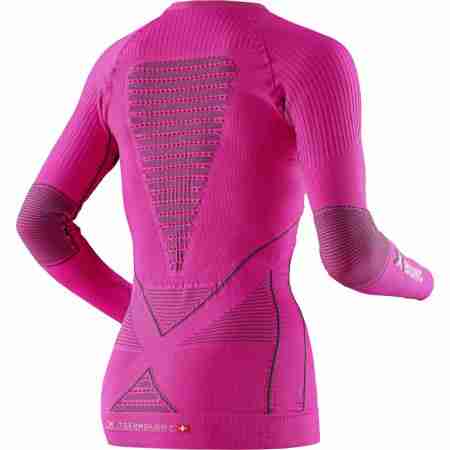фото 2 Термобелье Термофутболка X-bionic Energy Accumulator Evo Lady Shirt Long Charcoal-Fuchsia S-M