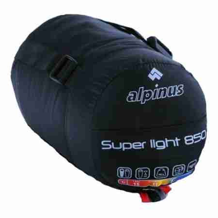фото 2  Спальный мешок Alpinus Super Light Red-Grey R