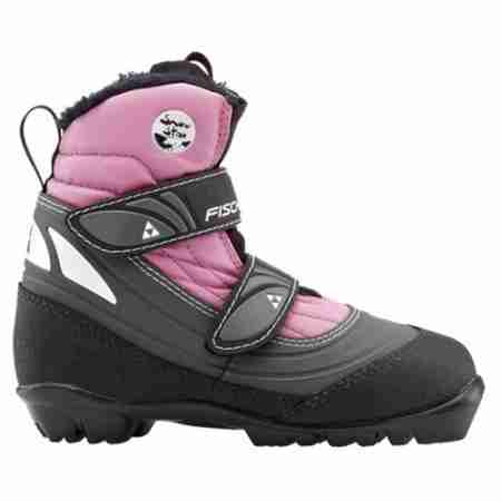 фото 1 Черевики для бігових лиж Черевики для бігових лиж Fischer Snowstar Pink-Grey-Black 32