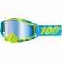 фото 1 Кроссовые маски и очки Мотоочки 100% Racecraft Barbados - Mirror Blue Lens
