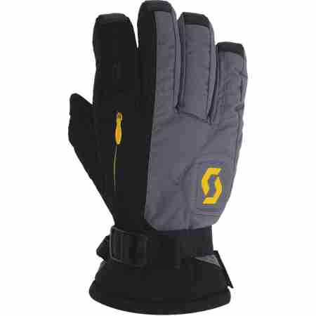 фото 1 Горнолыжные перчатки Горнолыжные перчатки подростковые Scott Gripper Black-Grey L (2013)
