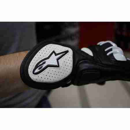 фото 5 Мотоперчатки Мотоперчатки Alpinestars GPX кожа-текстиль Black-White L