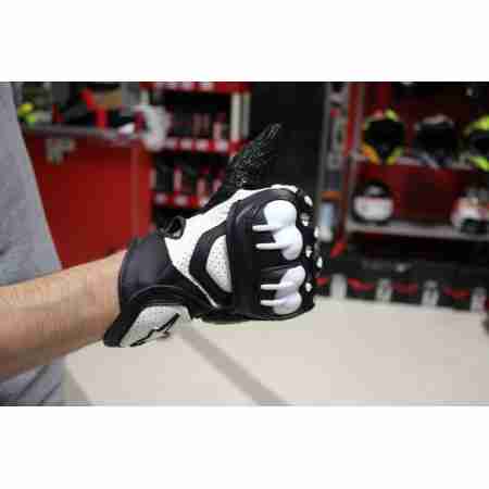 фото 4 Мотоперчатки Мотоперчатки Alpinestars GPX кожа-текстиль Black-White M