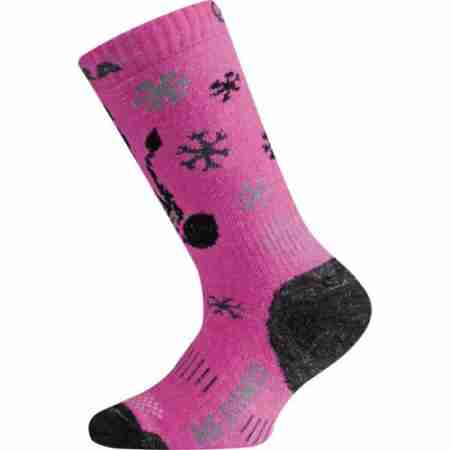 фото 1 Термошкарпетки Термошкарпетки дитячі лижні Lasting WJS Pink-Black XS