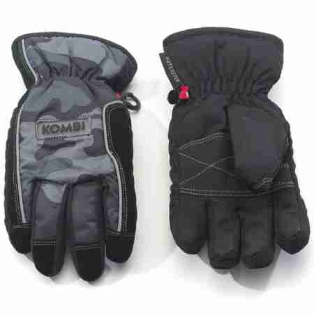 фото 1 Гірськолижні рукавички Гірськолижні рукавички дитячі Kombi Strike JR Black-Camo-Green L