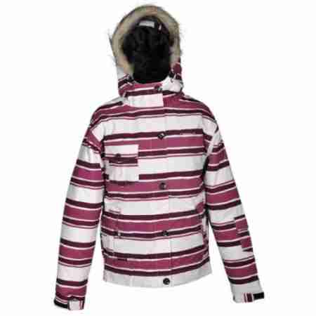 фото 1 Гірськолижні куртки Гірськолижна дитяча куртка Campus Lilian White-Pink 140