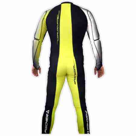 фото 2 Костюми гірськолижні Гірськолижний костюм Fischer Race Suit Black-White-Yellow S