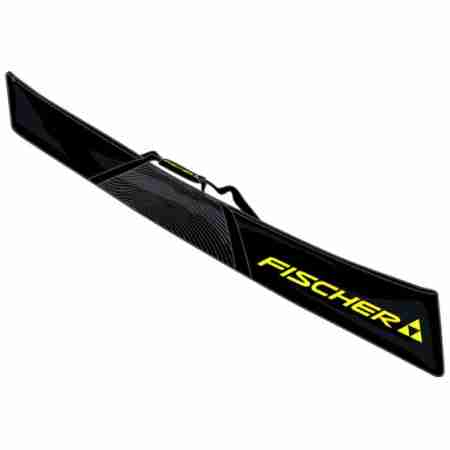 фото 1 Чехлы для лыж Чехол для беговых лыж детский Fischer ECO XC Junior 1 pair Black-Yellow-Grey 170