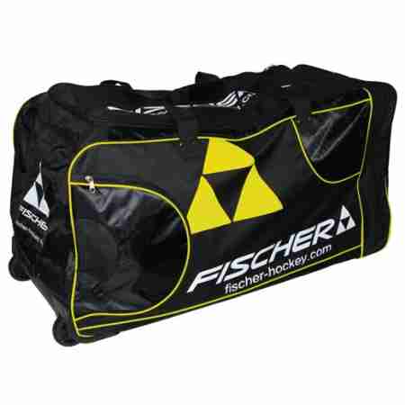 фото 1 Хоккейная сумка Хоккейная сумка Fischer Proplayer Wheel Bag Sr на колесиках Black-Yellow 40x18x17