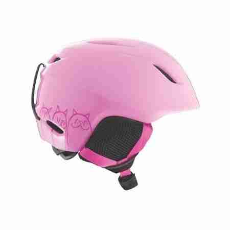 фото 1 Гірськолижні і сноубордические шоломи Гірськолижний шолом дитячий Giro Launch Pink Cats 52-55.5