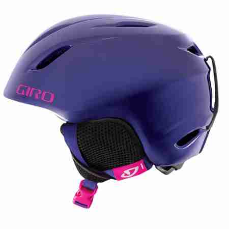 фото 1 Горнолыжные и сноубордические шлемы Горнолыжный шлем детский Giro Launch Purple Sweethearts M/L 52-55.5 (2012)