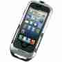 фото 1 Держатель телефона, планшета на мотоцикл Футляр Interphone для IPhone5 с креплением для нетрубчатых рулей Silver