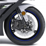 фото 1 Наклейки на мотоцикл-скутер Наклейка на обід колеса Print Riflettent Blue