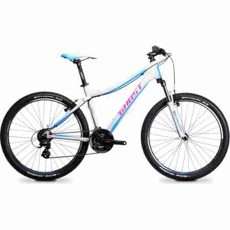 фото 1  Велосипед женский Ghost Miss 1100 52cm White-Pink-Blue (2014)