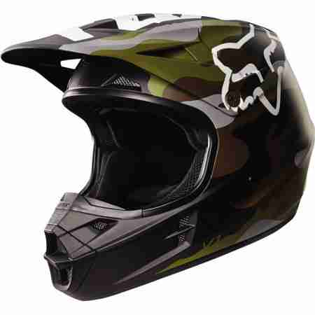 фото 1 Мотошлемы Мотошлем Fox V1 Camo Helmet Ece камо XS