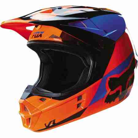 фото 1 Мотошлемы Мотошлем Fox V1 Mako Helmet Ece Orange XXL