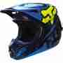 фото 1 Мотошлемы Мотошлем Fox V1 Mako Helmet Ece Blue-Yellow XXL